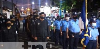 Diana de la Policía Nacional en Boaco