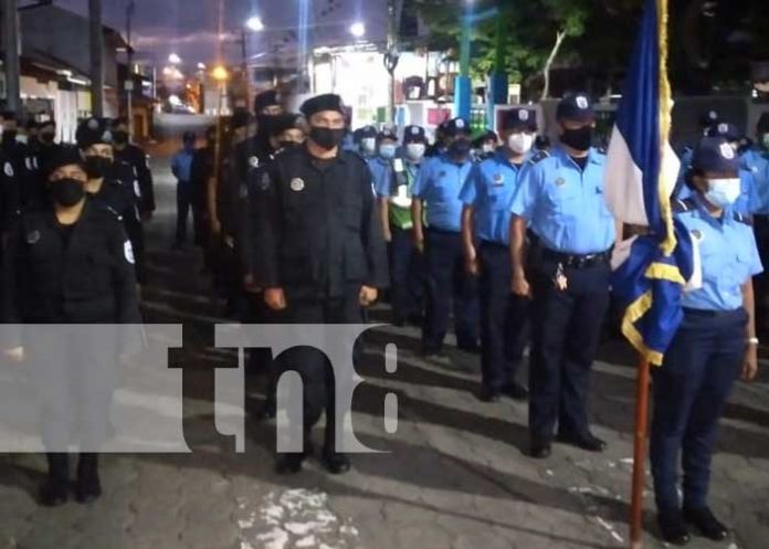 Diana de la Policía Nacional en Boaco