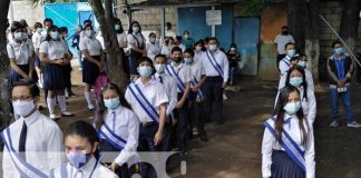 Actos en colegios de Nicaragua para conmemorar la Independencia de Centroamérica