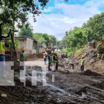 Obras de drenaje pluvial avanzan en el barrio Francisco Salazar, Managua