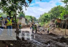 Obras de drenaje pluvial avanzan en el barrio Francisco Salazar, Managua