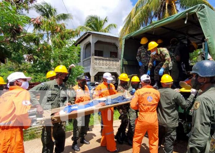 Exitoso ejercicio multiamenazas en la ciudad de Bilwi