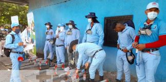 Jornada de fumigación para eliminar zancudos en Managua