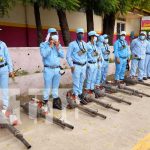 Familias de Sabana Grande mejor protegidas contra enfermedades Fumigación en Sabana Grande, Managua
