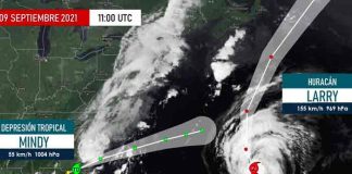 Mindy avanza sobre Georgia como depresión tropical
