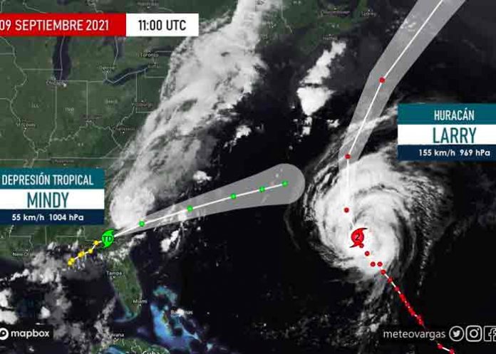 georgia-mindy- Mindy avanza sobre Georgia como depresión tropical