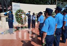 Rinden homenaje en Nicaragua a policías caídos en cumplimiento del deber Homenaje a policías caídos en cumplimiento del deber