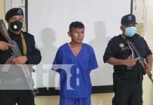 Lo mató a patadas: Capturan al autor de homicidio en Nueva Segovia Presentación del sujeto que cometió homicidio en Nueva Segovia