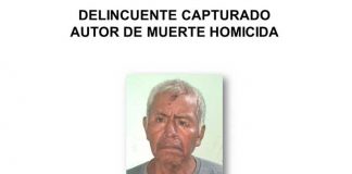 Imagen de la Policía Nacional sobre sujeto que cometió homicidio en el Caribe