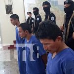 Capturan a delincuentes autores de homicidio en Chontales Conferencia de prensa de la Policía Nacional en Chontales