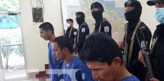 Conferencia de prensa de la Policía Nacional en Chontales
