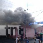 Fuerte incendio afecta 4 viviendas en Chinandega Fuerte incendio destruye 4 viviendas en Chinandega