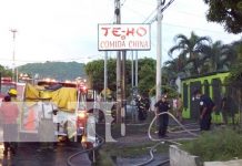 Incendio afectó a tres viviendas en Las Brisas, Managua