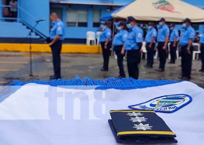 Policía de Jinotega realizó ascenso de grado a oficiales de Jinotega