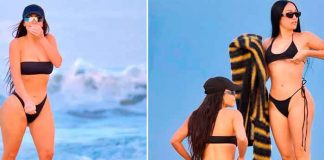 Kim Kardashian cautiva las redes al presumir sus curvas en bikini