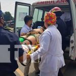 Escena del accidente de tránsito en León