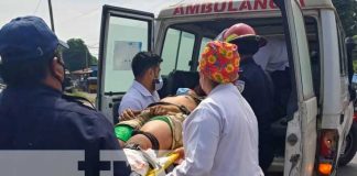 Escena del accidente de tránsito en León