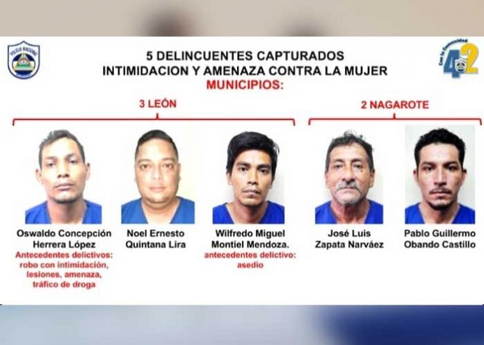 Sujetos a quienes se les hizo captura en León