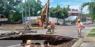 Afectaciones por lluvias en Lomas del Valle, Managua