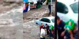 Fuerte lluvia dejo dos personas muertas por inundaciones en Ecatepec, México