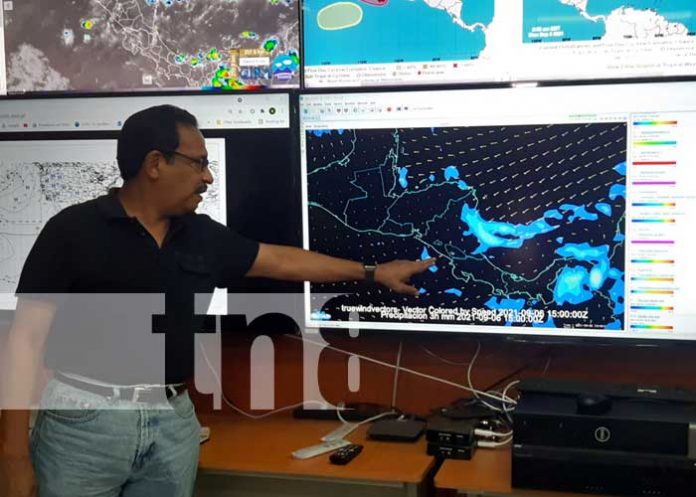 Conferencia de prensa del INETER sobre lluvias para esta semana