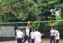 Promueven práctica del voleibol en colegios de Managua Promueven práctica del voleibol en colegios de Managua