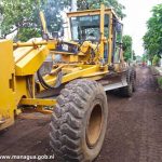 Intensos trabajos en Managua permite pavimentar varias calles en los barrios Construcción de calles y obras de drenaje para el progreso de Managua