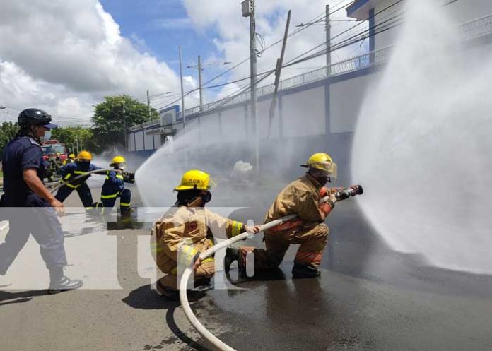 Ejercicio Multiamenazas desarrollado en colegio de Masaya
