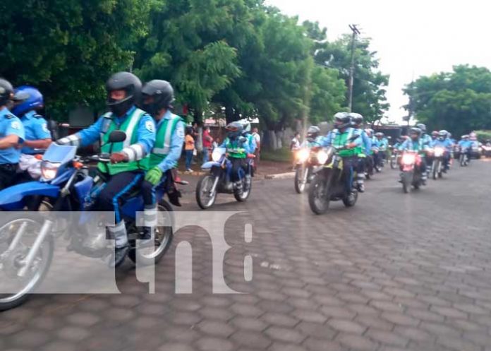 masaya3 Policía Nacional de Masaya saludó 42 años al servicio del pueblo