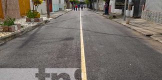 Foto: Obras de mejoramiento vial en Bello Horizonte, Managua / TN8