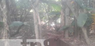 Lugar donde un menor cayó a un sumidero en su casa en Diriamba