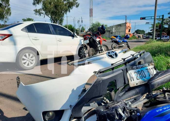 Motociclista con severa lesiones
