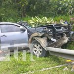 Tres lesionados en accidente de tránsito en Mulukukú, Costa Caribe Norte Accidente de tránsito en Mulukukú, Caribe Norte