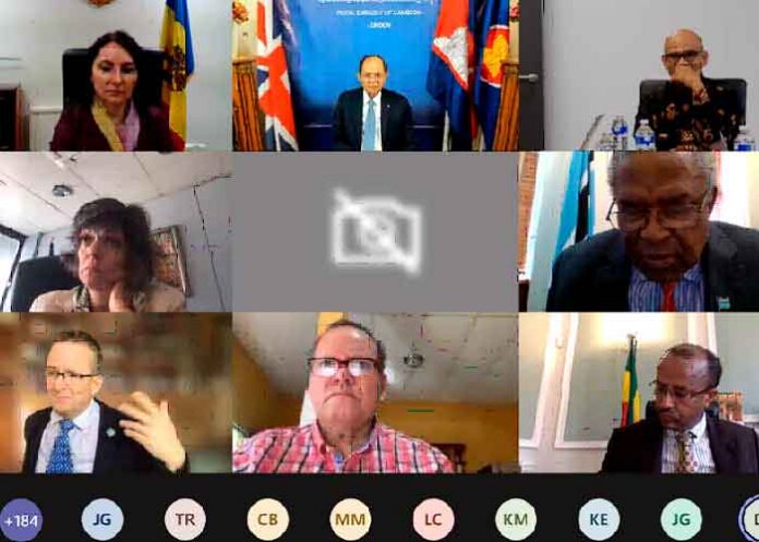 Nicaragua participa en sesión informativa COP-26 con Autoridades Británicas