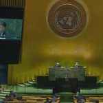 Nicaragua defiende su soberanía en 76 Asamblea General de la ONU Denis Moncada, Canciller de Nicaragua, en Asamblea General de la ONU