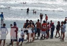 Playa donde encontraron cuerpo del niño en Chinandega