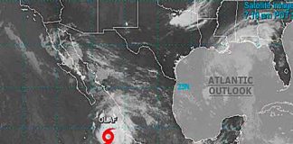 Nace tormenta tropical Olaf frente a costas de Jalisco, México