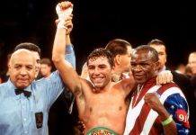 ‘Para cerrar un capítulo’ Óscar De la Hoya vuelve al boxeo a sus 48 años Boxeador Óscar de la Hoya.