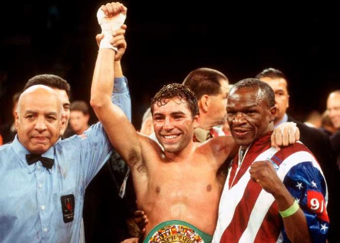 oscar1 Boxeador Óscar de la Hoya.