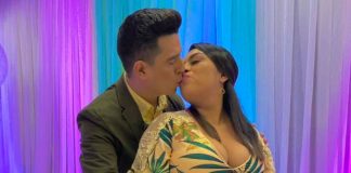 Osmán Flores, presentador de tv, anunciando que será papá