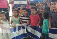 Promoción del amor a la patria en CDI de Tipitapa
