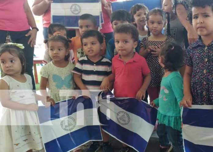Promoción del amor a la patria en CDI de Tipitapa