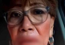 Mujer pega sus labios con Kola Loka para asustar a su hija (video)