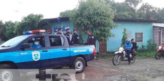 Policía Nacional de Matiguás recorre las calles en su 42 aniversario
