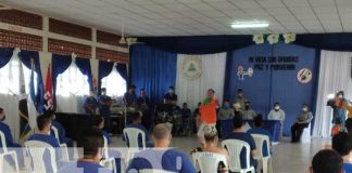 Actividad con privados de libertad/presos en Nicaragua por campaña anti drogas
