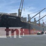 Actividad en Puerto Corinto, uno de los más importantes del país