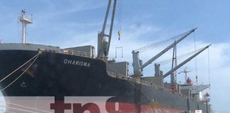 Actividad en Puerto Corinto, uno de los más importantes del país