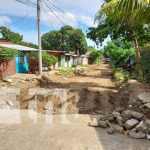 Alcaldía de Managua supervisa proyecto vial en el barrio 18 de Mayo Reparación de calles en el barrio 18 de Mayo, Managua