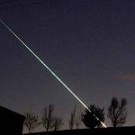 Meteoro iluminando el cielo de Francia
