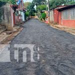 Barrio Santos López de Managua tendrá todas sus calles asfaltadas Barrio Santos López de Managua tendrá todas sus calles asfaltadas